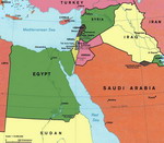 Cartina Mappa Medio Oriente